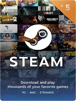 Carte Steam 5€