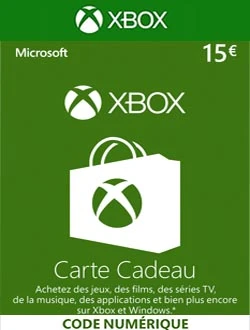 Carte Xbox 15€